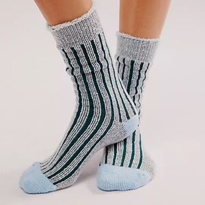 Plush Inside Out Crew Socks Size Fits Most